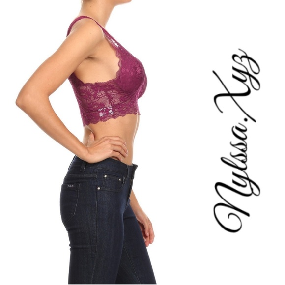 Full Floral Lace Bralette - Picture 7 of 7